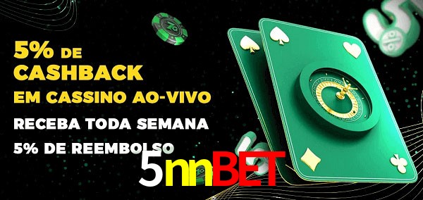 Promoções do cassino ao Vivo 5nnbet